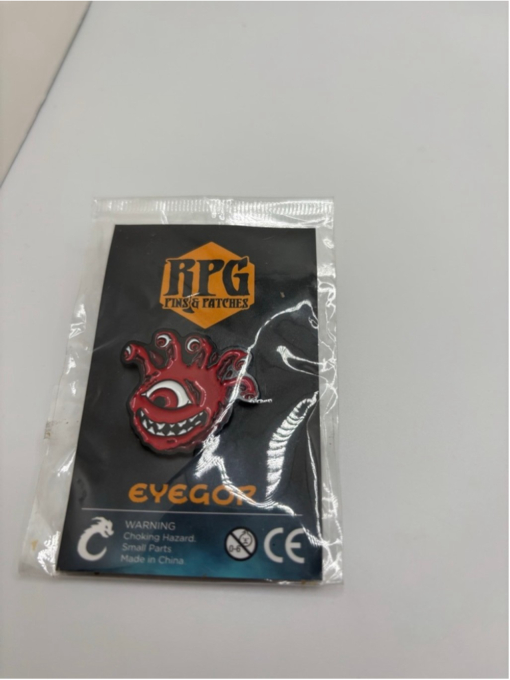RPG Pins & Patches Eyegor Red